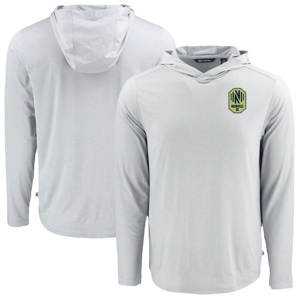 Nashville SC Cutter & Buck Coastline Epic Comfort Eco Recycled Long Sleeve Hoodie T-Shirt