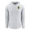 Nashville SC Cutter & Buck Coastline Epic Comfort Eco Recycled Long Sleeve Hoodie T-Shirt - Gray - Side View