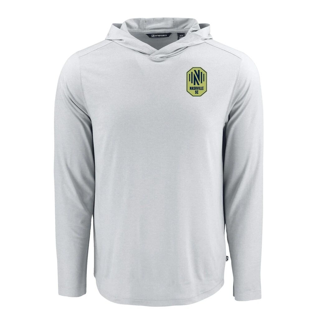 Nashville SC Cutter & Buck Coastline Epic Comfort Eco Recycled Long Sleeve Hoodie T-Shirt