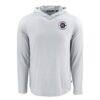 New England Revolution Cutter & Buck Coastline Epic Comfort Eco Recycled Long Sleeve Hoodie T-Shirt - Gray - Side View