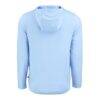 New York City FC Cutter & Buck Coastline Epic Comfort Eco Recycled Long Sleeve Hoodie T-Shirt - Powder Blue - Detail View