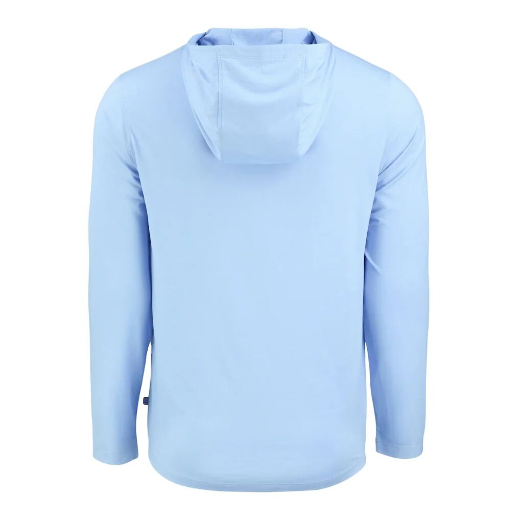 New York City FC Cutter & Buck Coastline Epic Comfort Eco Recycled Long Sleeve Hoodie T-Shirt - Powder Blue