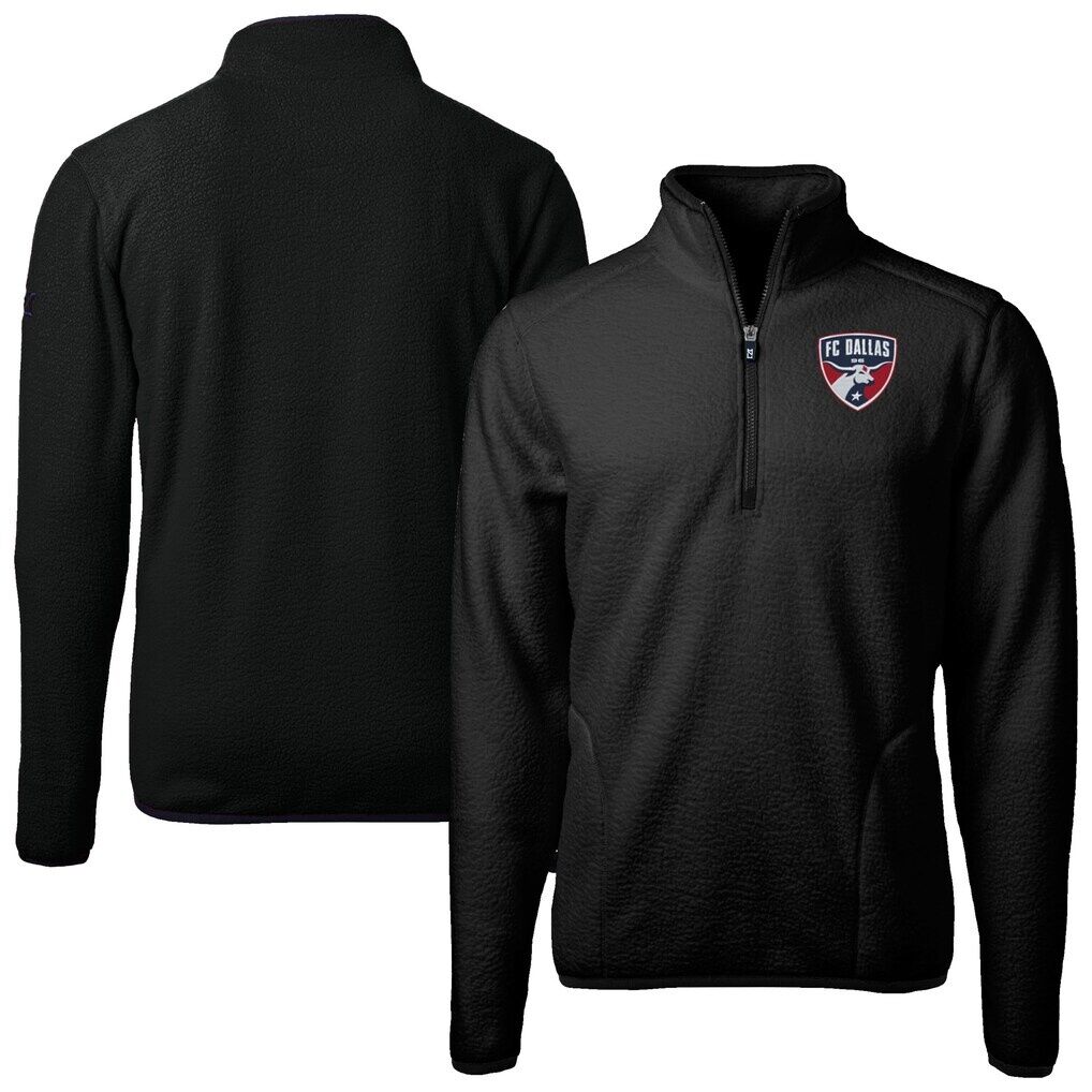 FC Dallas Cutter & Buck Cascade Eco Fleece Quarter-Zip Jacket