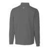 New York Red Bulls Cutter & Buck Traverse Stretch Eco Quarter-Zip Pullover Top - Gray - Detail View