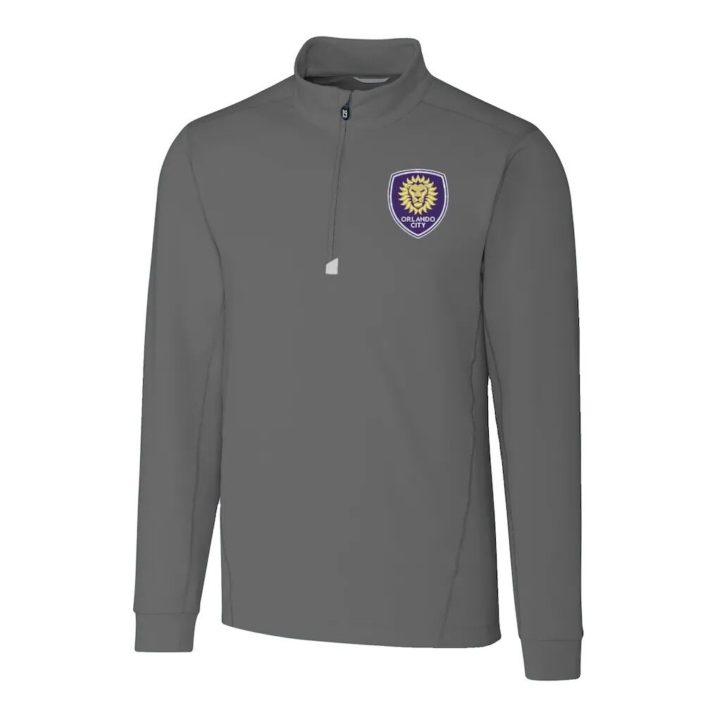 Orlando City SC Cutter & Buck Traverse Stretch Eco Quarter-Zip Pullover Top