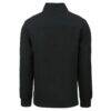 San Jose Earthquakes Cutter & Buck Roam Eco Recycled Tri-Blend Quarter-Zip Sweatshirt - Black - Detail View