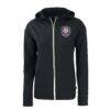 Orlando City SC Cutter & Buck Women's Daybreak Eco Recycled Full-Zip Hoodie - Black - Side View