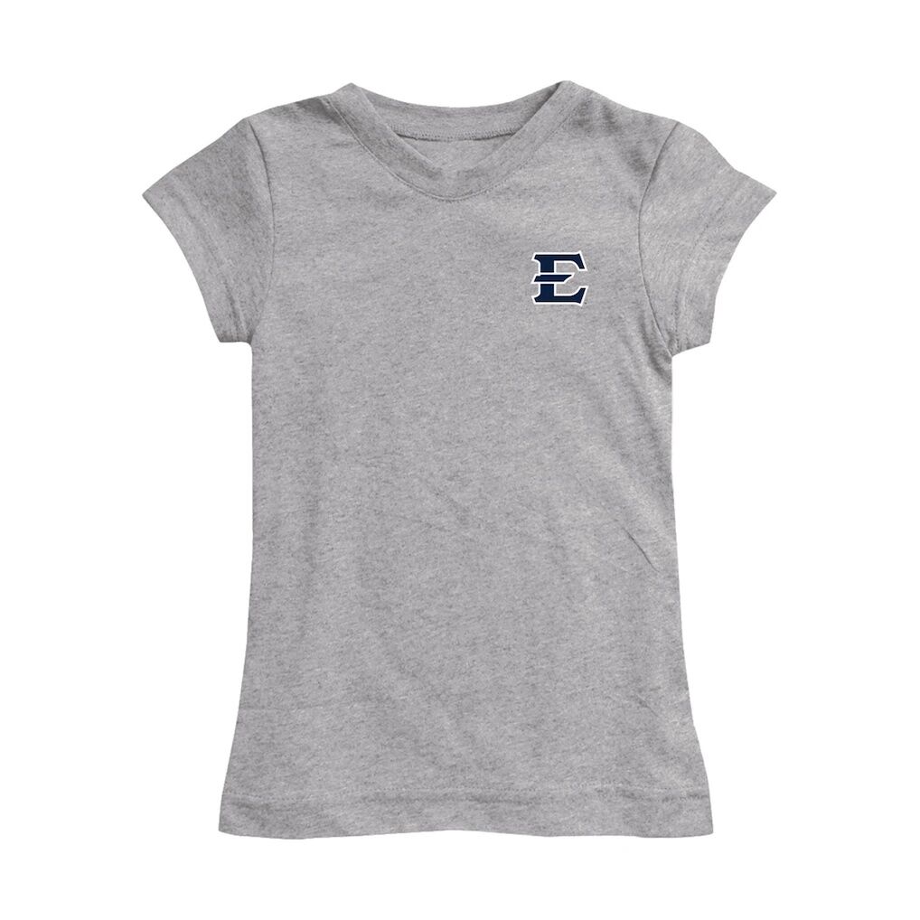 ETSU Buccaneers Vive La Fete Youth Impressions Artwork Fitted T-Shirt - Heather Gray