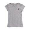 Fordham Rams Vive La Fete Youth Impressions Artwork Fitted T-Shirt - Heather Gray - Side View