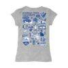Georgia State Panthers Vive La Fete Youth Impressions Artwork Fitted T-Shirt - Heather Gray - Detail View
