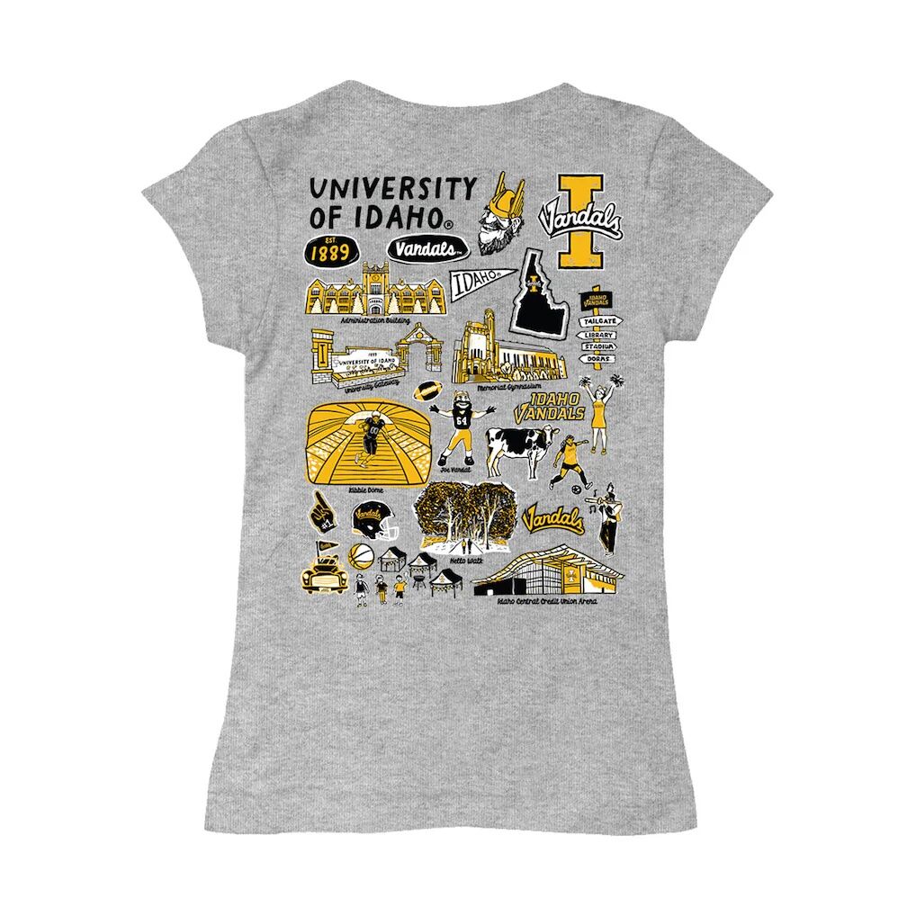 Idaho Vandals Vive La Fete Youth Impressions Artwork Fitted T-Shirt