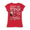 Louisiana Ragin' Cajuns Vive La Fete Youth Impressions Artwork Fitted T-Shirt - Red - Detail View