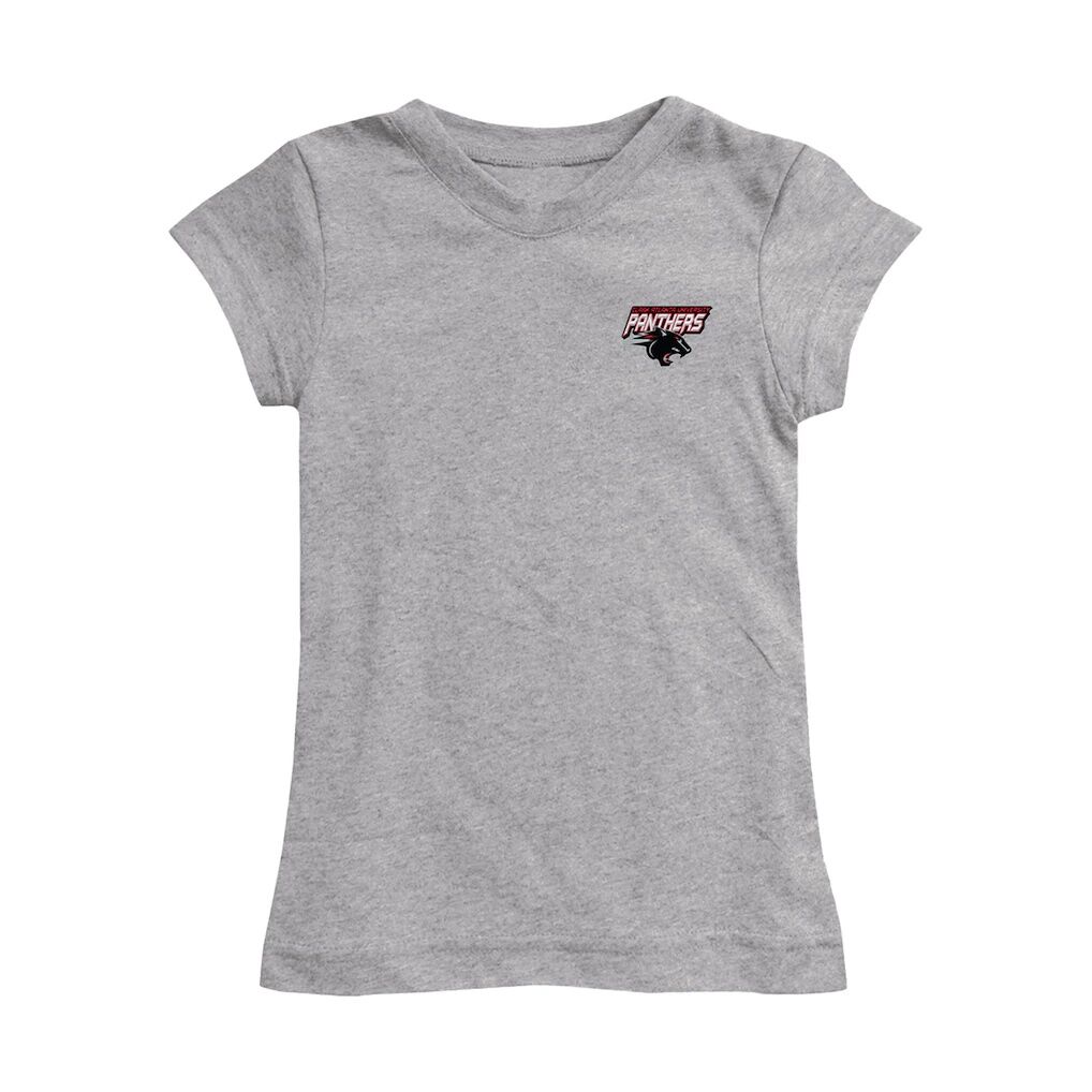 Clark Atlanta University Panthers Vive La Fete Girls Toddler Impressions Artwork T-Shirt - Heather Gray