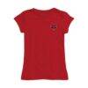 Arkansas State Red Wolves Vive La Fete Girls Toddler Impressions Artwork T-Shirt - Scarlet - Side View