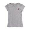 Fordham Rams Vive La Fete Girls Toddler Impressions Artwork T-Shirt - Heather Gray - Side View