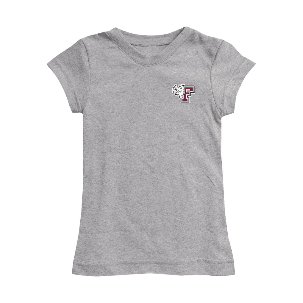 Fordham Rams Vive La Fete Girls Toddler Impressions Artwork T-Shirt - Heather Gray