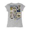 FIU Panthers Vive La Fete Girls Toddler Impressions Artwork T-Shirt - Heather Gray - Detail View