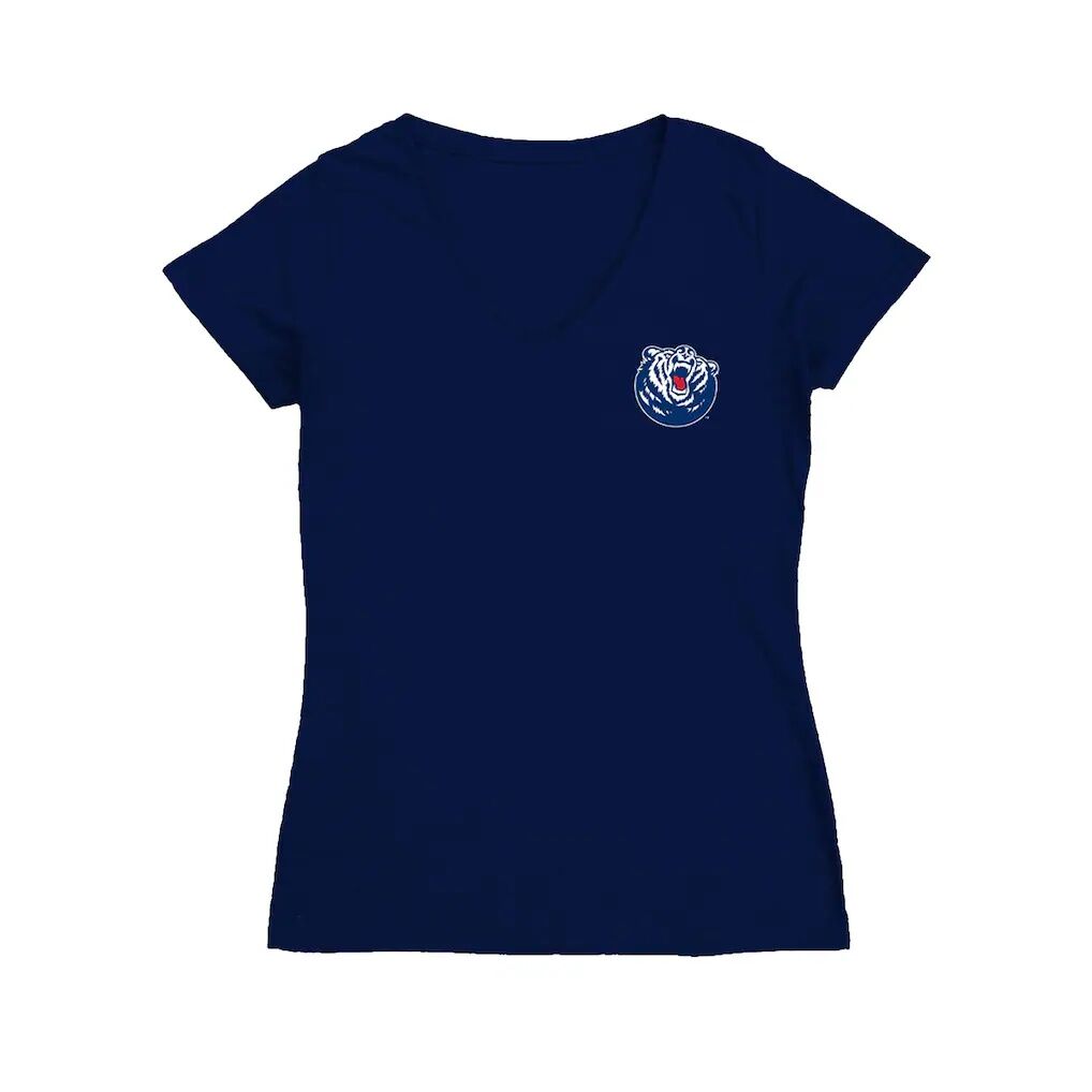 Belmont Bruins Vive La Fete Women's Impressions Artwork V-Neck T-Shirt