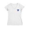 Georgia State Panthers Vive La Fete Women's Impressions Artwork V-Neck T-Shirt - White - Side View