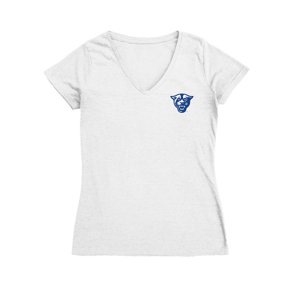 Georgia State Panthers Vive La Fete Women's Impressions Artwork V-Neck T-Shirt