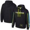 Dallas Wings Stadium Essentials Unisex City Star Rebel Edition Pullover Hoodie - Black - Front View