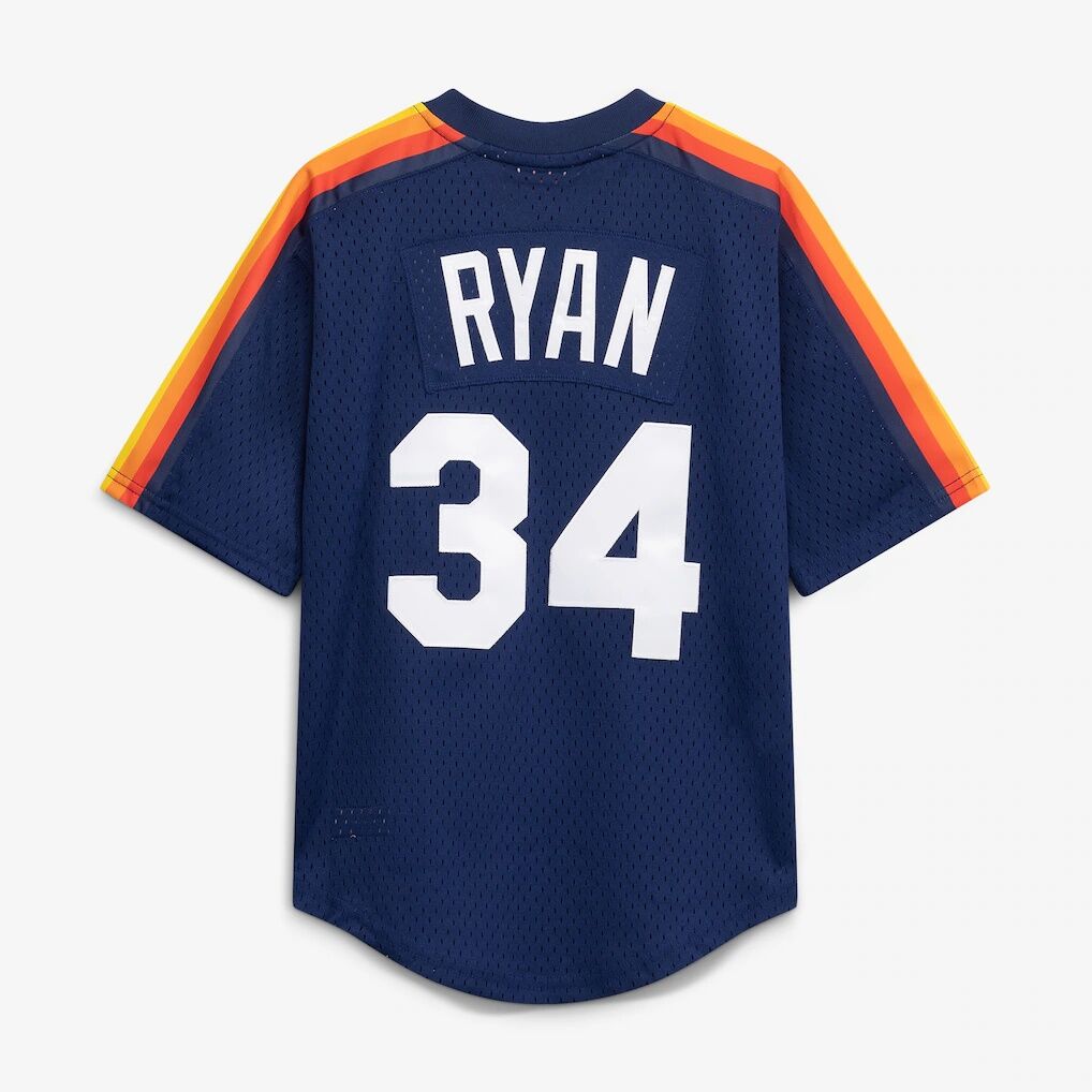 Nolan Ryan Houston Astros Mitchell & Ness Toddler Throwback Mesh Batting Practice Jersey