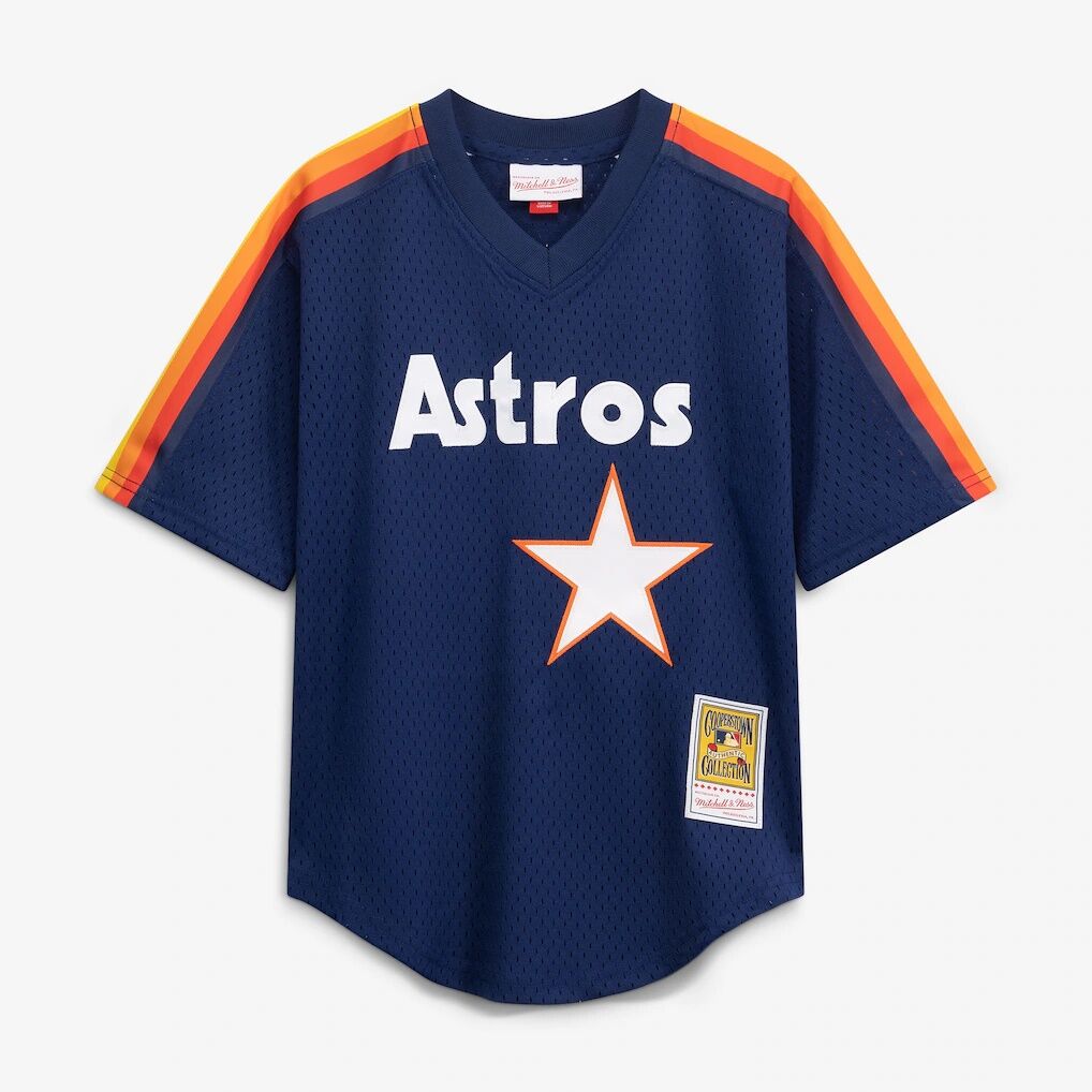 Nolan Ryan Houston Astros Mitchell & Ness Toddler Throwback Mesh Batting Practice Jersey