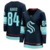 Kaapo Kakko Seattle Kraken Fashion7 Women's Home Breakaway Player Jersey - - Front View
