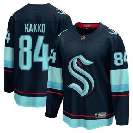 Kaapo Kakko Seattle Kraken Fashion7 Home Breakaway Player Jersey - - Front View