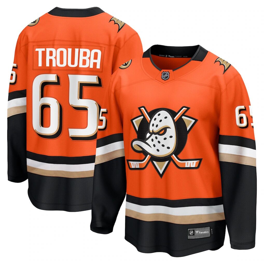 Jacob Trouba Anaheim Ducks Fashion7 Home Breakaway Player Jersey