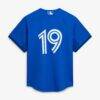 Jose Bautista Toronto Blue Jays Mitchell & Ness Authentic Batting Practice Jersey - Blue - Detail View