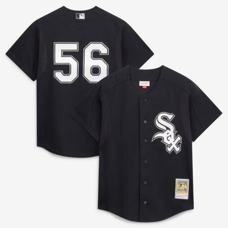 Mark Buehrle Chicago White Sox Mitchell & Ness Authentic Batting Practice Jersey - Black - Front View