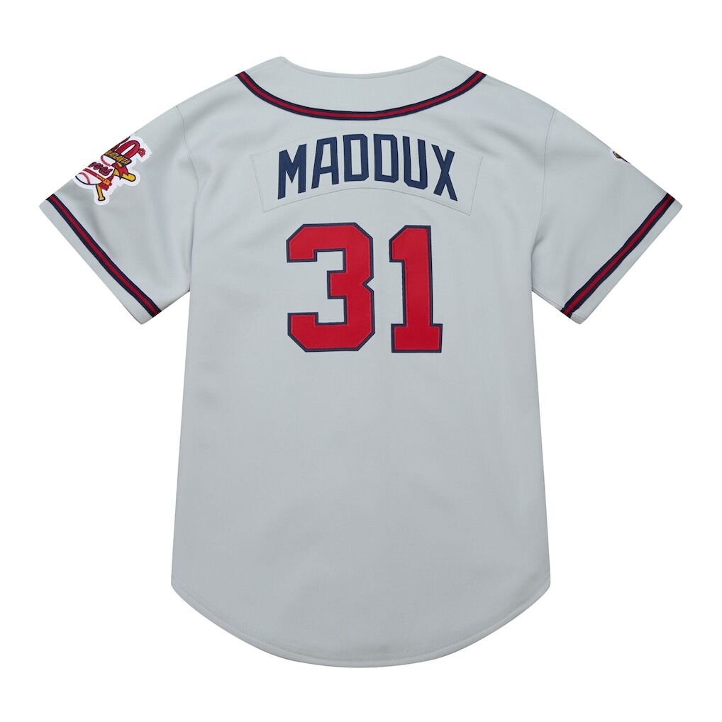 Greg Maddux Atlanta Braves Mitchell & Ness 1995 Throwback Authentic Jersey