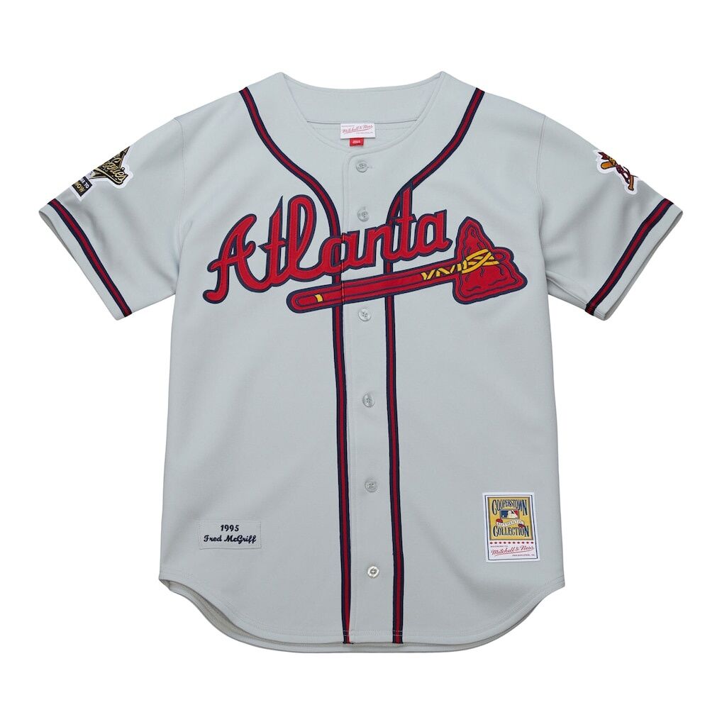 Fred McGriff Atlanta Braves Mitchell & Ness 1995 Throwback Authentic Jersey