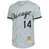 Paul Konerko Chicago White Sox Mitchell & Ness 2005 Cooperstown Collection Authentic Jersey - Gray - Side View