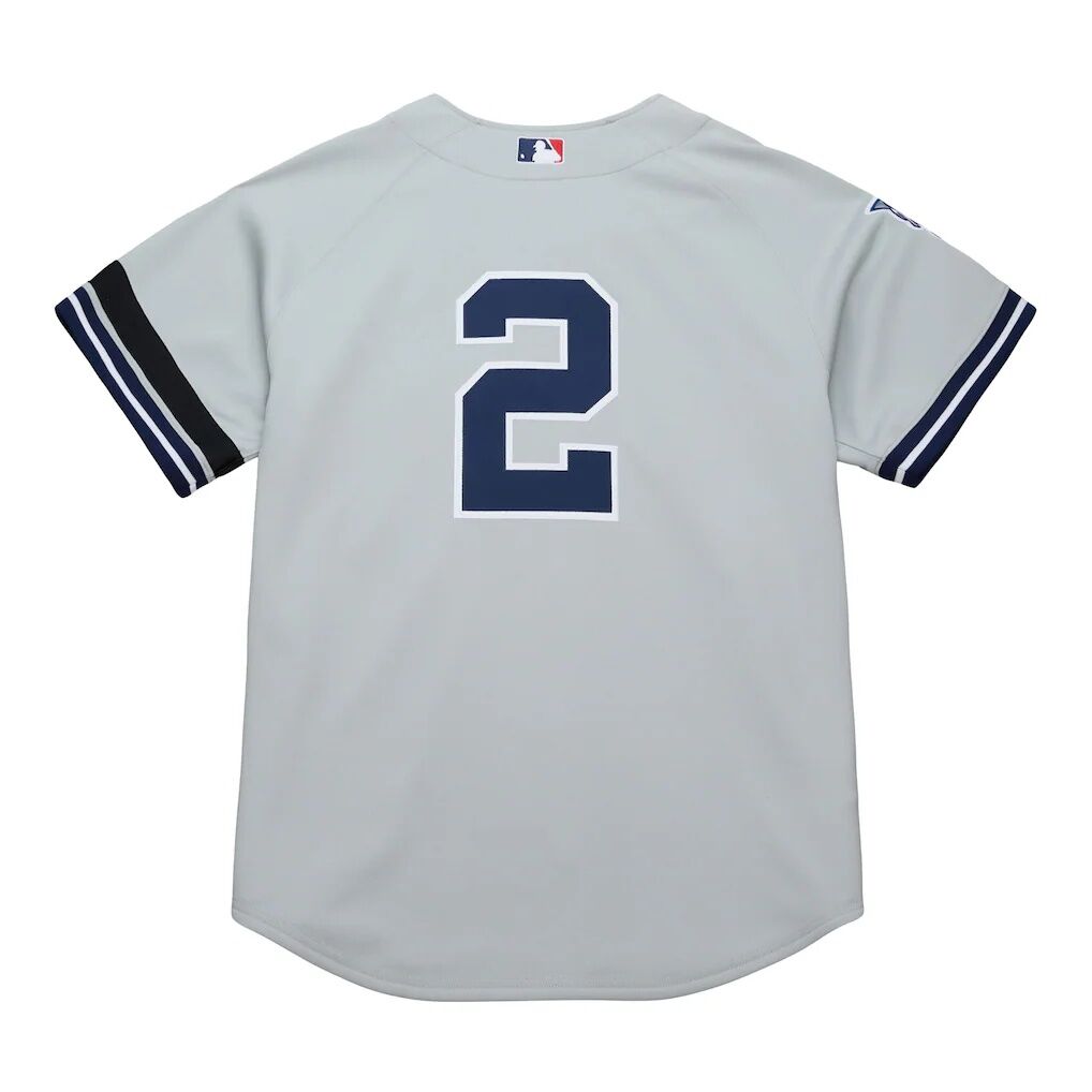 Derek Jeter New York Yankees Mitchell & Ness Cooperstown Collection 2000 World Series Authentic Jersey