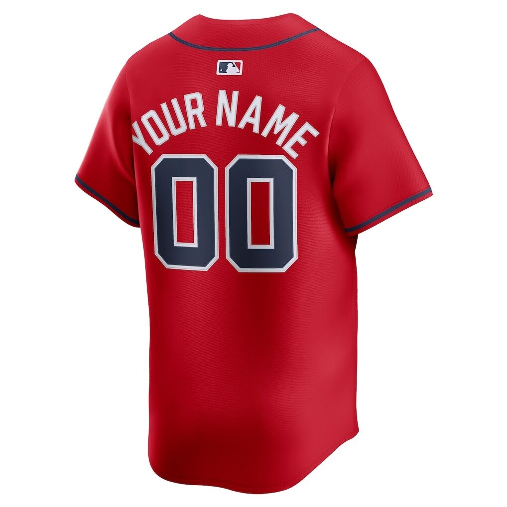 Atlanta Braves Nike Alternate Limited Custom Jersey