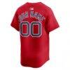 Boston Red Sox Nike Alternate Limited Custom Jersey - Red - Detail View