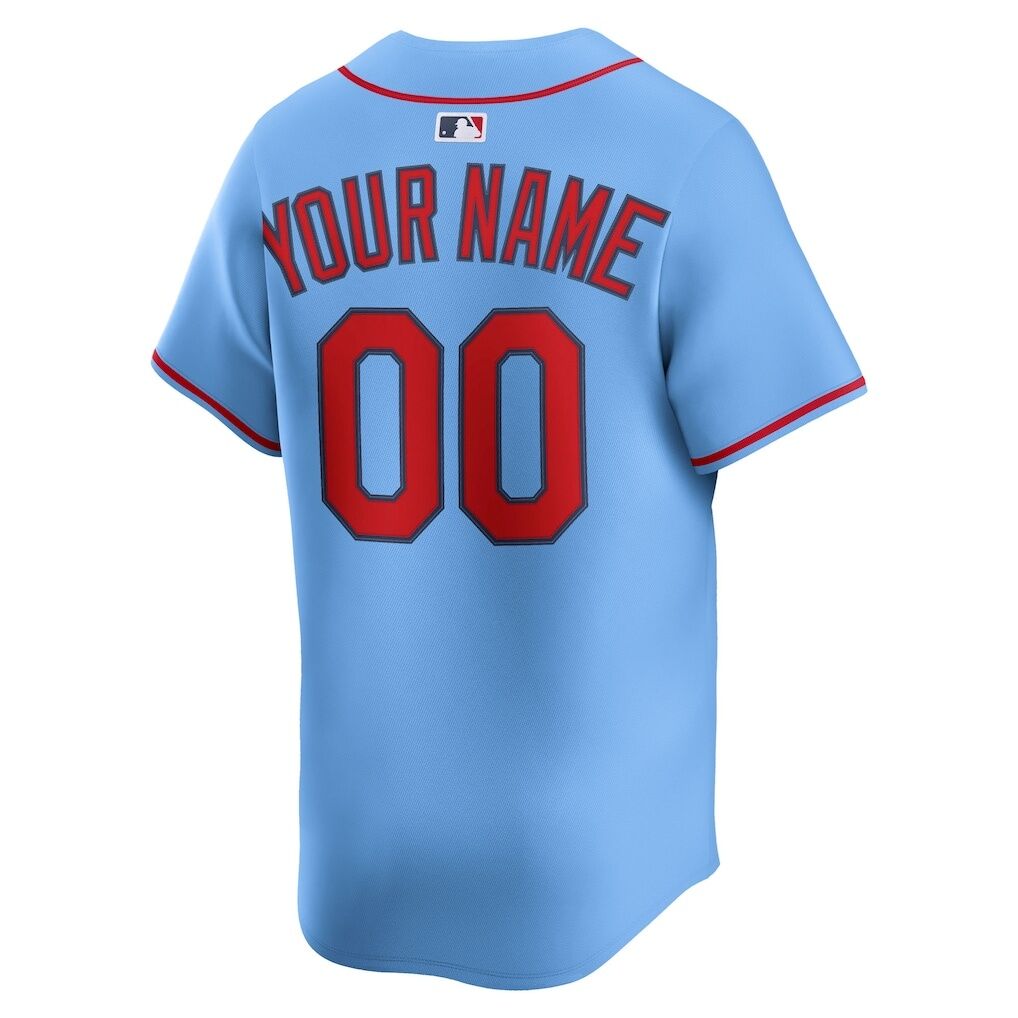 St. Louis Cardinals Nike Alternate Limited Custom Jersey - Light Blue