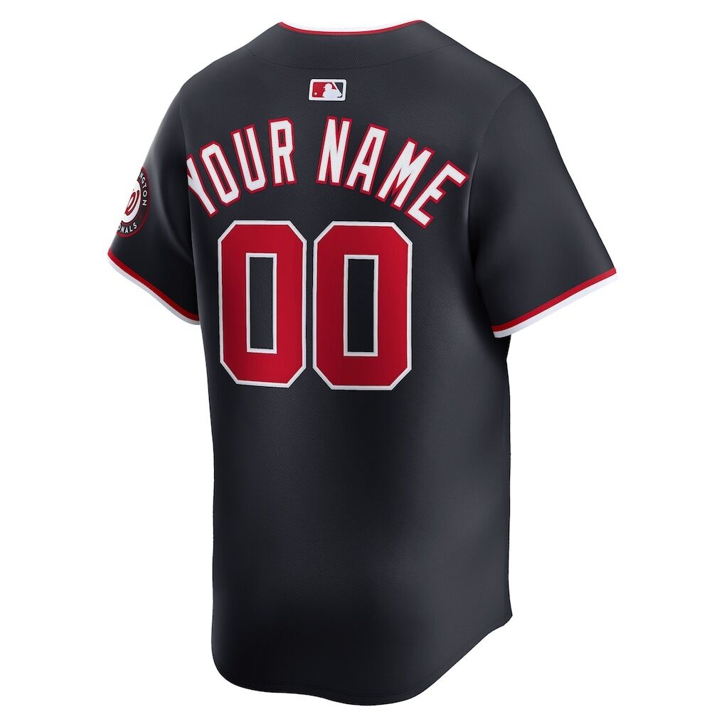 Washington Nationals Nike Alternate Limited Custom Jersey