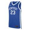 Anthony Davis Kentucky Wildcats Nike Road Replica Basketball Jersey - - Side View