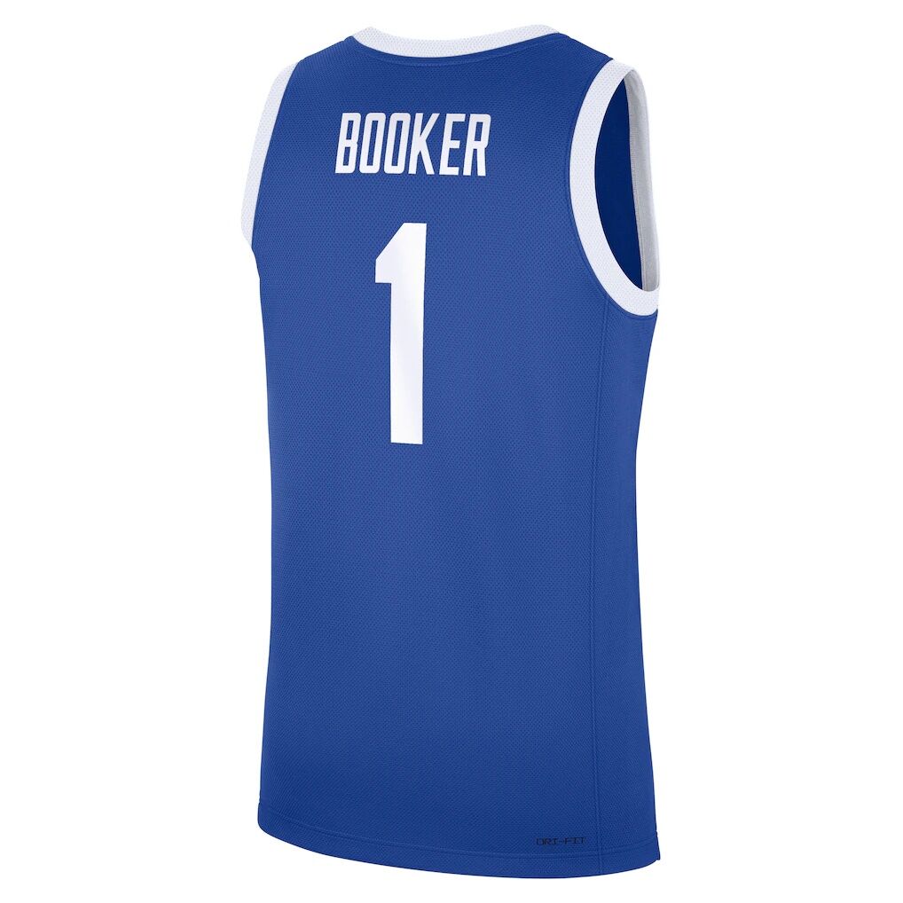 Devin Booker Kentucky Wildcats Nike Road Replica Basketball Jersey - Royal