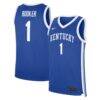 Devin Booker Kentucky Wildcats Nike Road Replica Basketball Jersey - - Front View