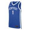 Devin Booker Kentucky Wildcats Nike Road Replica Basketball Jersey - - Side View