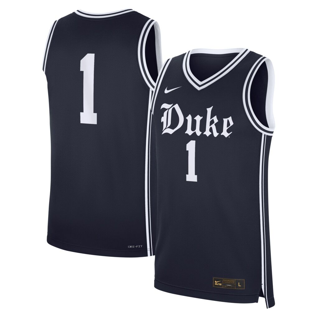 Duke Blue Devils Nike #1 Alternate Replica Basketball Jersey