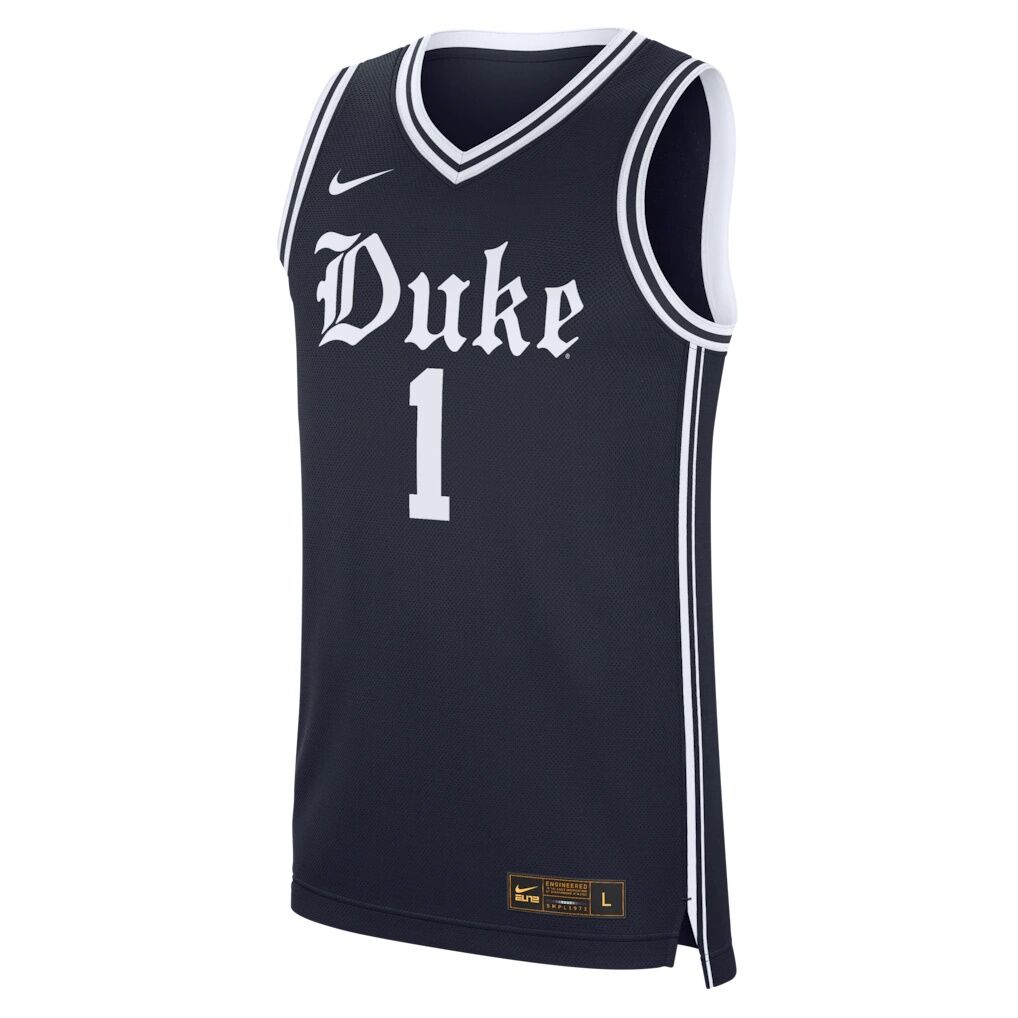 Duke Blue Devils Nike #1 Alternate Replica Basketball Jersey
