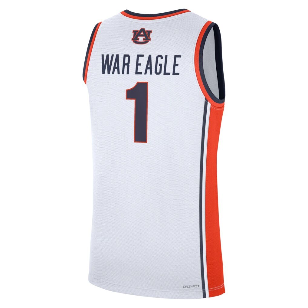 Auburn Tigers Nike #1 Home War Eagle Replica Basketball Jersey