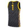 #1 LSU Tigers Nike Unisex Replica Basketball Jersey - - Detail View
