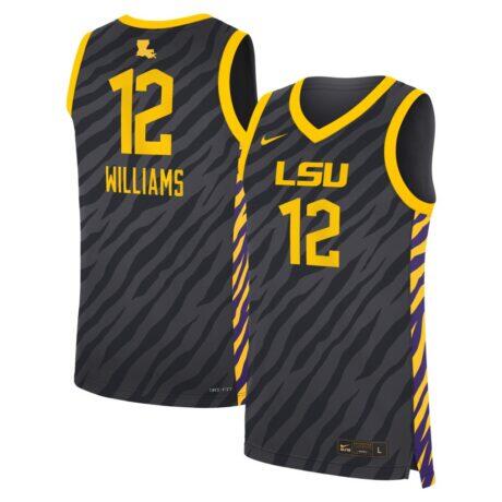 Mikaylah Williams LSU Tigers Nike Unisex Replica Basketball Jersey - - Front View