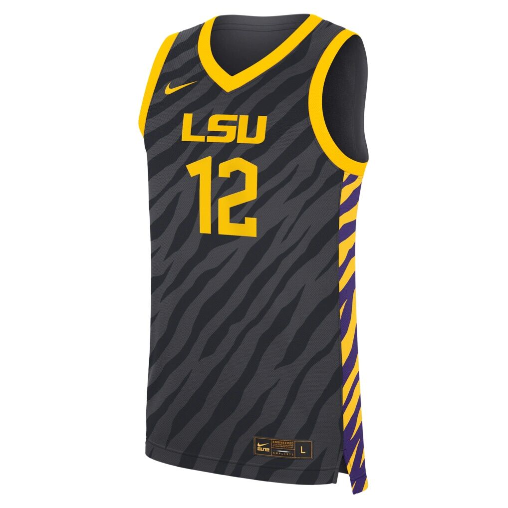 Mikaylah Williams LSU Tigers Nike Unisex Replica Basketball Jersey - Anthracite